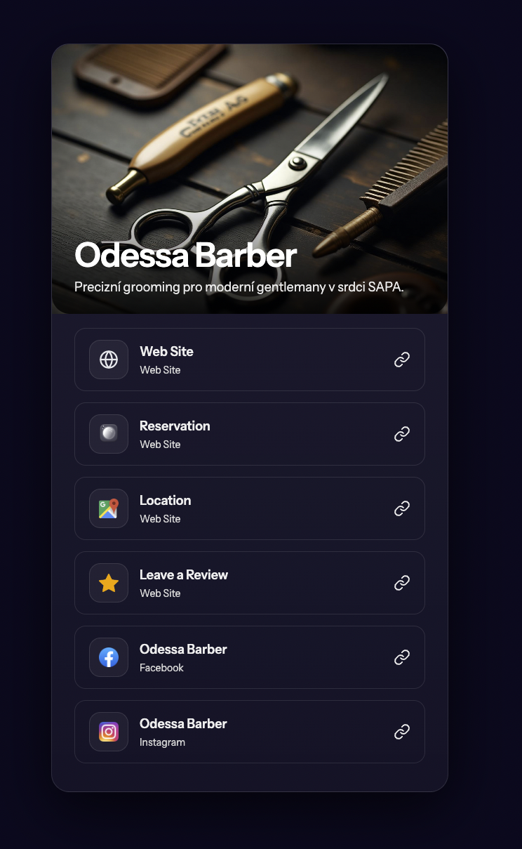 Moon Links example: Odessa Barber